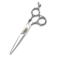 Tijeras de peluquero profesionales de acero inoxidable de pulgadas de alta calidad para cortar el cabello y adelgazar tipo de belleza
