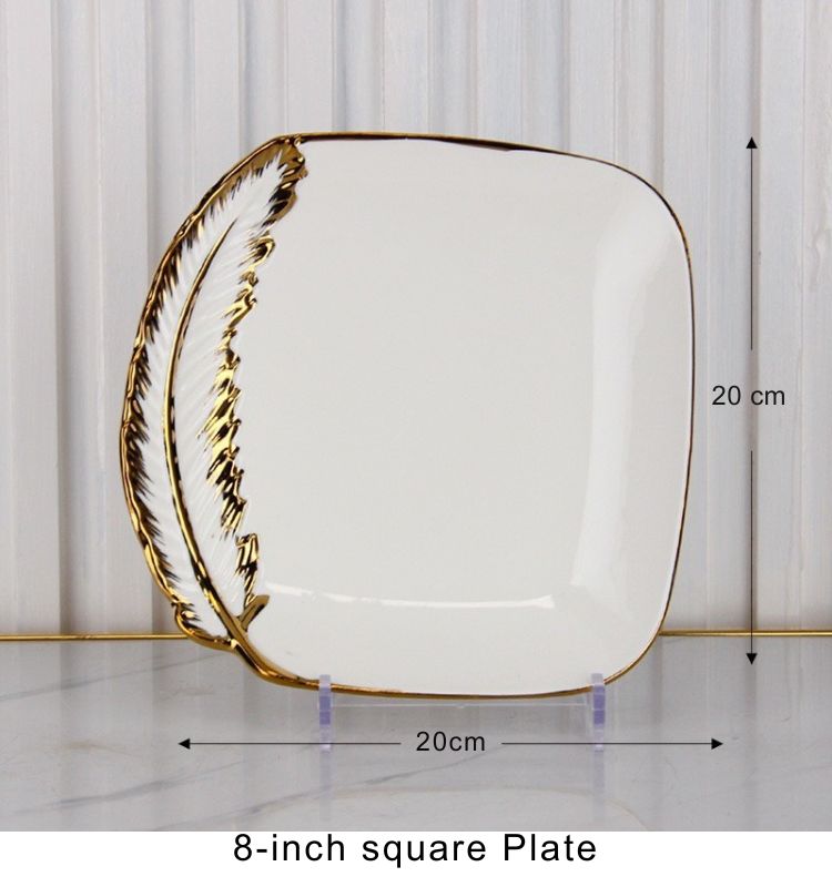 8-inch square Plate