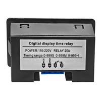 Relé de Tiempo Digital de Doble Pantalla Stock T3230 12V 24V 220V, Módulo Temporizador de Ciclo Infinito para Automatización Industrial
