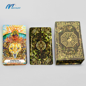 Cartas de oráculo personalizadas Cartas de <span class=keywords><strong>Tarot</strong></span> personalizadas Impresión de cartas de <span class=keywords><strong>Tarot</strong></span> al por mayor con guía y caja - Product Image 2