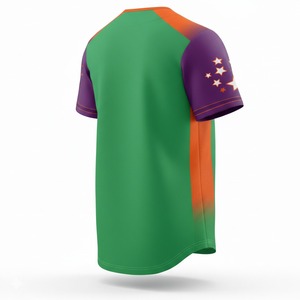 Maillot de baseball personnalisé de haute qualité, respirant, antibactérien, séchage rapide, 100% polyester, vêtements de sport d'équipe - Product Image 6