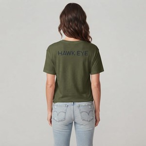 Latest Design Low MOQ Women's <b>Summer</b> T-Shirts Customized Logo <b>Blouse</b> Short Sleeve Loose Fit 100% Cotton Breathable High Patches - Product Image 5