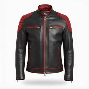 เสื้อแจ็คเก็ตหนังผู้ชายแบบทางการสำหรับฤดูหนาว น้ำหนักเบา ดีไซน์สั่งทำพิเศษ OEM คุณภาพสูง ระบายอากาศได้ดี สำหรับขายออนไลน์ - Product Image 6