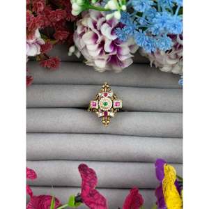 Indian Ethnic Artificial Jewellery Smita Chorski Casual <b>Adjustable</b> <b>Ring</b> - Product Image 3