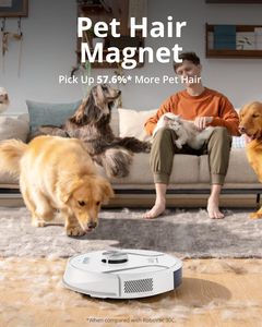 หุ่นยนต์ดูดฝุ่น eufy RoboVac X8 พร้อมระบบนำทาง iPath AI, Map 2.0 และ Wi-Fi สำหรับขนสัตว์เลี้ยง สีขาว - Product Image 6