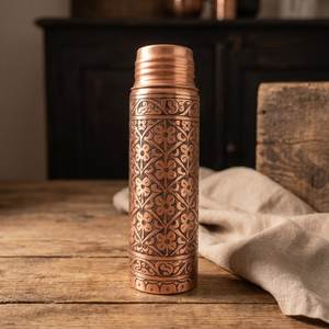 Funda para botella de agua estilo bohemio, termo de acero inoxidable bordado con asa de borla, botella de agua portátil para viaje - Product Image 2