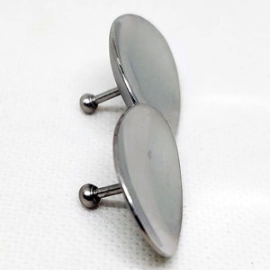 แผ่นปิดตาสแตนเลสสำหรับต่อขนตาและยกขนตา อุปกรณ์เสริมความงามที่ทนทาน แผ่นปิดตาสแตนเลสสำหรับมืออาชีพ - Product Image 4