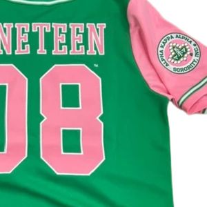 เสื้อเบสบอลสีเขียว ชุดกีฬาผู้หญิง ชุดทีมกีฬา เสื้อเชิ้ตติดกระดุม เสื้อผ้าสำหรับเล่นเกม เสื้อแขนสั้นสำหรับฝึกซ้อม ประสิทธิภาพสูง - Product Image 5