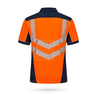 Polo de travail pour homme, léger, respirant, à manches courtes, idéal pour les travaux en extérieur et de service - Product Image 2