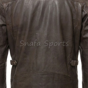 Men <b>Long</b> <b>Leather</b> <b>Jacket</b> Elegant Fashion Premium Quality Stylish Winter Coat Modern Formal Outfit Design <b>jackets</b> - Product Image 5