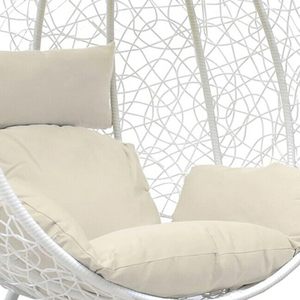 OEM Outdoor Rattan <b>Swing</b> Chair Patio Hanging Chair Durable Strong <b>Frame</b> Garden Furniture for Balcony Hotel Garden Projects Bulk - Product Image 6