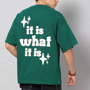 Camisetas con Estampado Puff de Color Personalizado, Ropa de Moda para Verano, Camisetas con Estampado Puff Hechas en Pakistán - Product Image 2