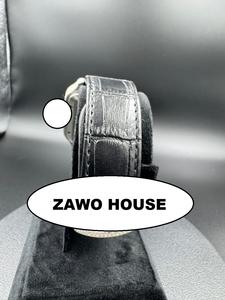 Reloj Mecánico de Lujo con Diamantes Moissanite VVS, Estilo Hip Hop, Acero Inoxidable con Correa de Cuero, 41MM, Fecha Automática, Unisex - Product Image 5