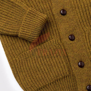 Cardigan en tricot pour homme, boutonné, manches longues, doux, chaud, décontracté, pour le travail, le bureau, les activités de plein air, cardigan en tricot moderne pour homme - Product Image 3