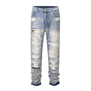 Pantalones Vaqueros Casuales Slim al por Mayor, Jeans de Mezclilla de Alta Calidad para Hombre - Product Image 4