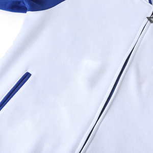 Dernières vestes en polaire bleu roi, ajoutez vos logos grecs personnalisés, vestes Letterman, streetwear pour sororités et fraternités, couleurs personnalisées - Product Image 4