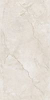 Carreaux de porcelaine Marline Pearl 600x1200mm aspect marbre blanc nacré, finition brillante, antidérapants, pour sol et mur de salle de bain de villa moderne de luxe