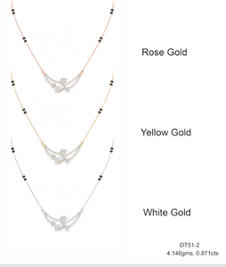 สร้อยคอเพชรเลี้ยงในห้องปฏิบัติการ รับรองโดย IGI ทองคำชมพู 14K คุณภาพ VVS-VS สร้อยคออินเดียแบบดั้งเดิมสำหรับผู้หญิงในงานแต่งงาน - Product Image 4