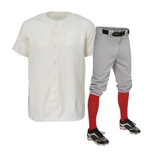 Hot Selling Men's High Quality Breathable Sportswear <b>Baseball</b> Uniform Set Wholesale Price Adults' Base <b>Ball</b> Uniform - Product Image 1