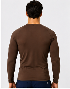 Nouvelle Arrivée - Sous-Blouse Médicale Homme à Manches Longues Respirante Séchage Rapide Coupe Ajustée Col Rond pour Hôpital - Product Image 5