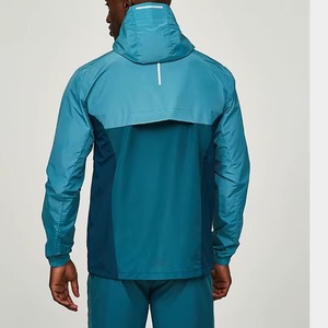 Custom Wholesale Mens Nylon Tracksuit Summer Windbreaker Shorts Set with Breathable <b>Jacket</b> Sportswear <b>Workout</b> Gym Casual Wear - Product Image 3