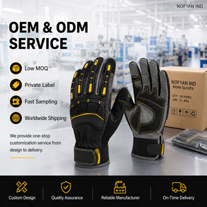 Gants de travail robustes Nofyan Ind 2026 OEM/ODM avec logo personnalisé, gants de sécurité pour mécaniciens, antidérapants, gants de travail industriels - Product Image 3
