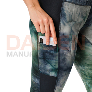 Leggings de equitación estampados para mujer, de cintura alta, con paneles elásticos, transpirables, de alto rendimiento para montar a caballo. - Product Image 5