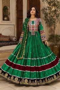 6. Vestidos Afganos Kuchi Vintage, Hechos a Mano, con Bordado Tribal, Casuales, para Bodas, Fiestas Nocturnas, Ropa Tradicional Étnica para Mujer - Product Image 5