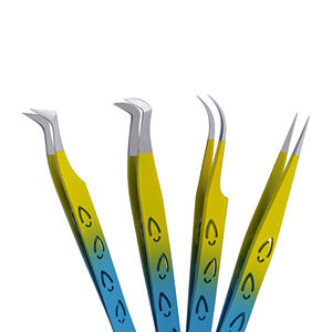 Pince à épiler pour cils Stahlmann Pro, professionnelle, de haute qualité, avec logo personnalisé, en acier inoxydable, lisse, dentelée, fine, durable, prise en main parfaite - Product Image 6
