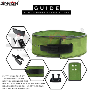 Ceinture à levier en cuir de vachette personnalisée de haute qualité, robuste, pour entraînement fitness, design sur mesure - Product Image 4