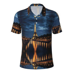Camiseta Polo Sublimada para Hombre, Talla Grande, Diseño Personalizado, de Alta Calidad, Secado Rápido, Bajo MOQ, 2026 - Product Image 1