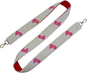 Handmade Lightweight Beaded <b>Bag</b> <b>Strap</b> Colorful Star Embroidery Silver Background Adjustable Shoulder Crossbody <b>Replacement</b> - Product Image 6