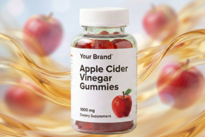 Suministro Directo de Fábrica, Gomitas de Vinagre de Sidra de Manzana Veganas, Sin Gluten, Sin OMG, de Alta Calidad, de EE. UU. - Product Image 1