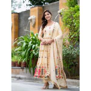 ชุดราตรี-ชุดปาร์ตี้สวม anarkali กับงานปักตามลำดับ - Product Image 4