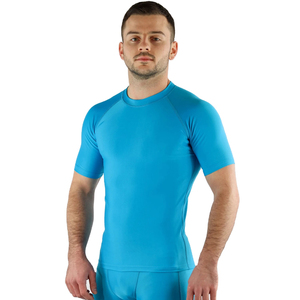 Camiseta Deportiva Masculina de Compresión Muscular, Ajuste Estándar, para Gimnasio, Entrenamiento, Manga Corta, Secado Rápido, Transpirable - Product Image 2