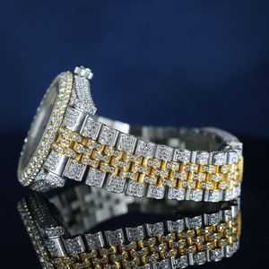 Reloj Mecánico de Lujo con Moissanita para Hombre, de Alta Demanda, con Correa de 16 mm y Esfera con Indicadores, Estilo Hip Hop - Product Image 5