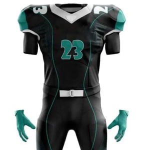 Ropa Deportiva para Entrenamiento, Práctica y Competición, Uniformes de Fútbol Americano, Ropa de Equipo, Conjunto de 2 Piezas con Pantalones Cortos, Unisex - Product Image 5