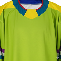 Venta al por Mayor de Fábrica OEM de Camisetas de Hockey sobre Hielo |   Uniformes de Hockey Transpirables de Malla con Logotipo Personalizado |   Camiseta de Hockey sin Estampado para Equipo