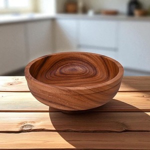 Bol en bois de manguier de qualité supérieure, design classique fait main, parfait pour un usage quotidien, cuisine, salle à manger, décoration de table à la maison - Product Image 3