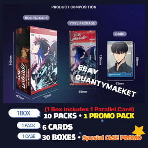 Solo Leveling Collect Card Vol.2 Booster Box Korean TCG 1Box - Product Image 4