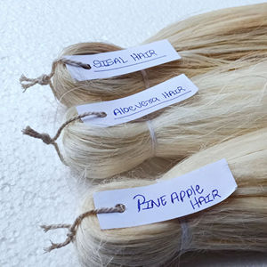 Fibra de Sisal Natural Pura, Antibacteriana y Resistente a la Radiación, Fibra Blanqueada con Patrón, Aproximadamente 90 cm de Longitud para Tejer Sombreros, Fibra de Sisal - Product Image 1
