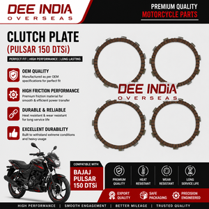 Kit de disques d'embrayage OEM pour moto Bajaj Pulsar 150 DTSi, haute friction, pièce de rechange pour transmission - Product Image 2