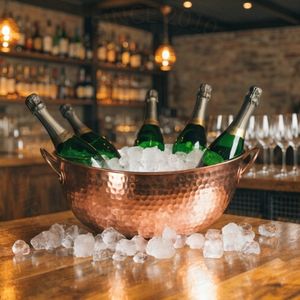 Cubo de Hielo Moderno de Acero Inoxidable para Enfriar Cerveza y Vino, para Fiestas, Capacidad de 5L, Estilo Europeo, Suministros para Hostelería - Product Image 4