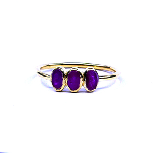 S925 <b>Silver</b> Oval Cut Natural Gemstone <b>Ring</b> Amethyst Peridot Citrine <b>Garnet</b> Blue Topaz Stackable Women Wedding Fine Jewelry - Product Image 2