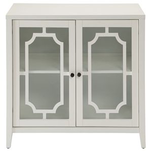 White 2-Door <b>Console</b> <b>Table</b> - Product Image 3