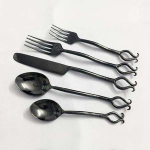 <b>Kitchen</b> <b>Utensil</b> Silver Plated Flatware With Elephant End Brass Handle Stainless Steel Hanging Flatware - Product Image 6