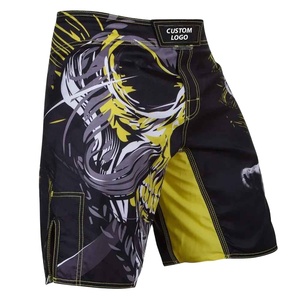 Short de boxe Muay Thai professionnel de qualité supérieure, coutures renforcées, durable, anti-rétrécissement, confortable, flexible, lavable - Product Image 2