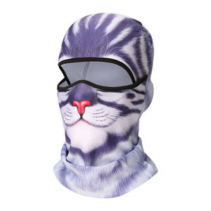 Balaclavas unisexes personnalisées avec impression par sublimation, 100% polyester respirant, pour moto et activités de plein air - Product Image 2