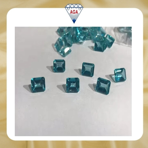 Natural Paraiba Topaz Loose Gemstones Octagon Shape Emerald Cut Premium <b>Blue</b> <b>Crystal</b> Stones for Jewelry Making Wholesale Bulk - Product Image 6