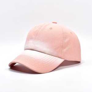 Pink Unisex Cotton Baseball Cap 6-Panel Adjustable Solid Color Casual <b>Hat</b> Spring <b>Summer</b> Style - Product Image 1
